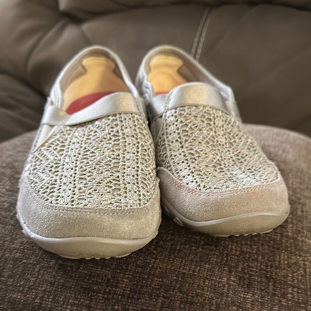 Skechers Gowalk Denim Slipons - Picture 5 of 12